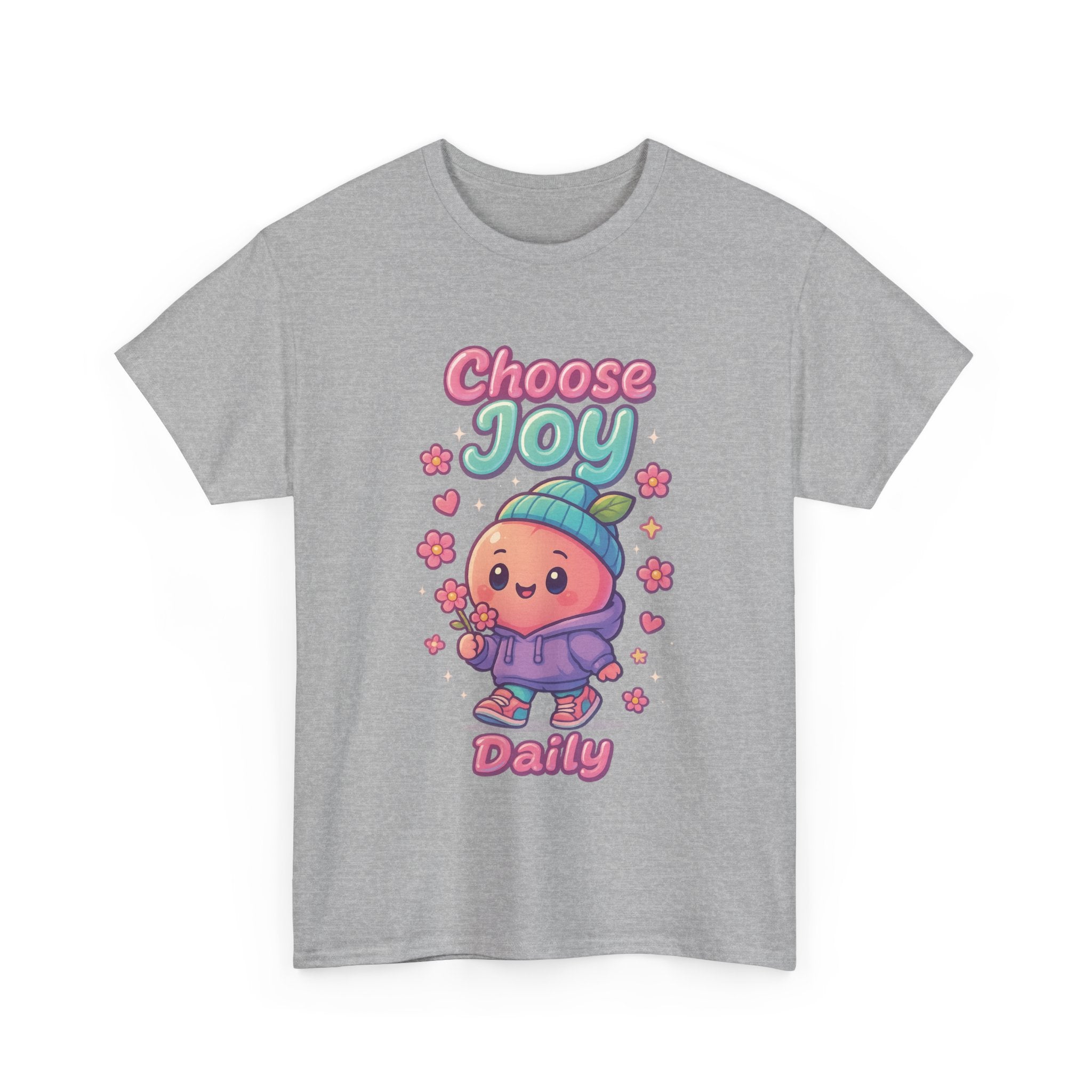 Cute 'Choose Joy Daily' Unisex Tee, Happy Shirt, Gift for Friends, Positive Vibes, Everyday Wear, Cheerful Apparel