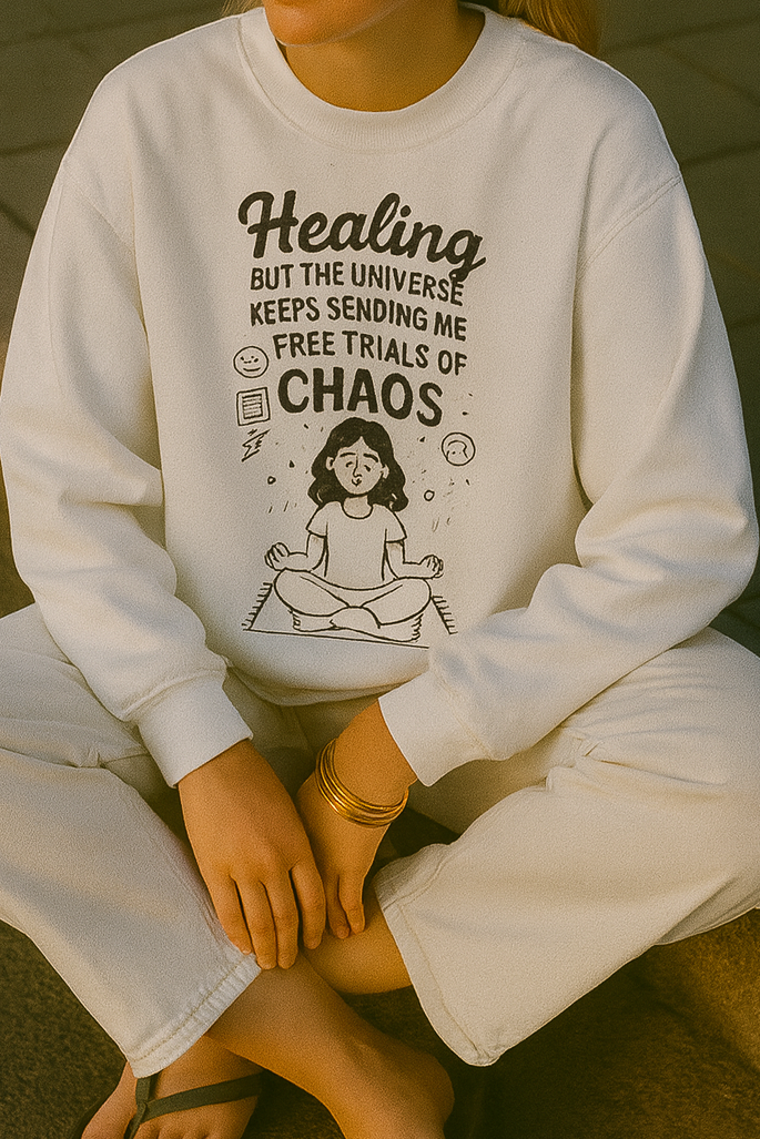 Mindfulness Crewneck Sweatshirt, Healing Sweatshirt