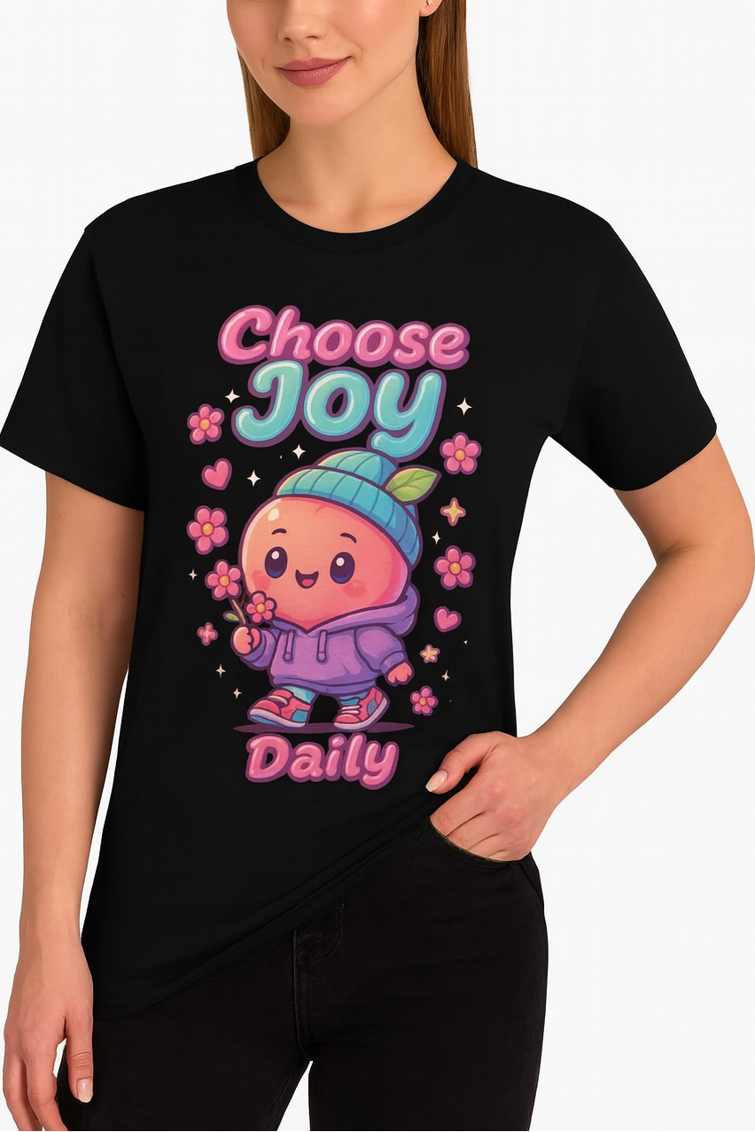 Cute 'Choose Joy Daily' Unisex Tee