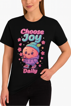 Cute 'Choose Joy Daily' Unisex Tee