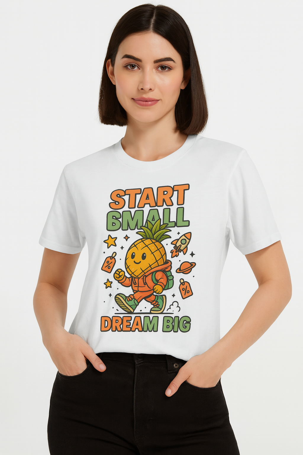 Cute Pineapple Motivational Unisex T-Shirt