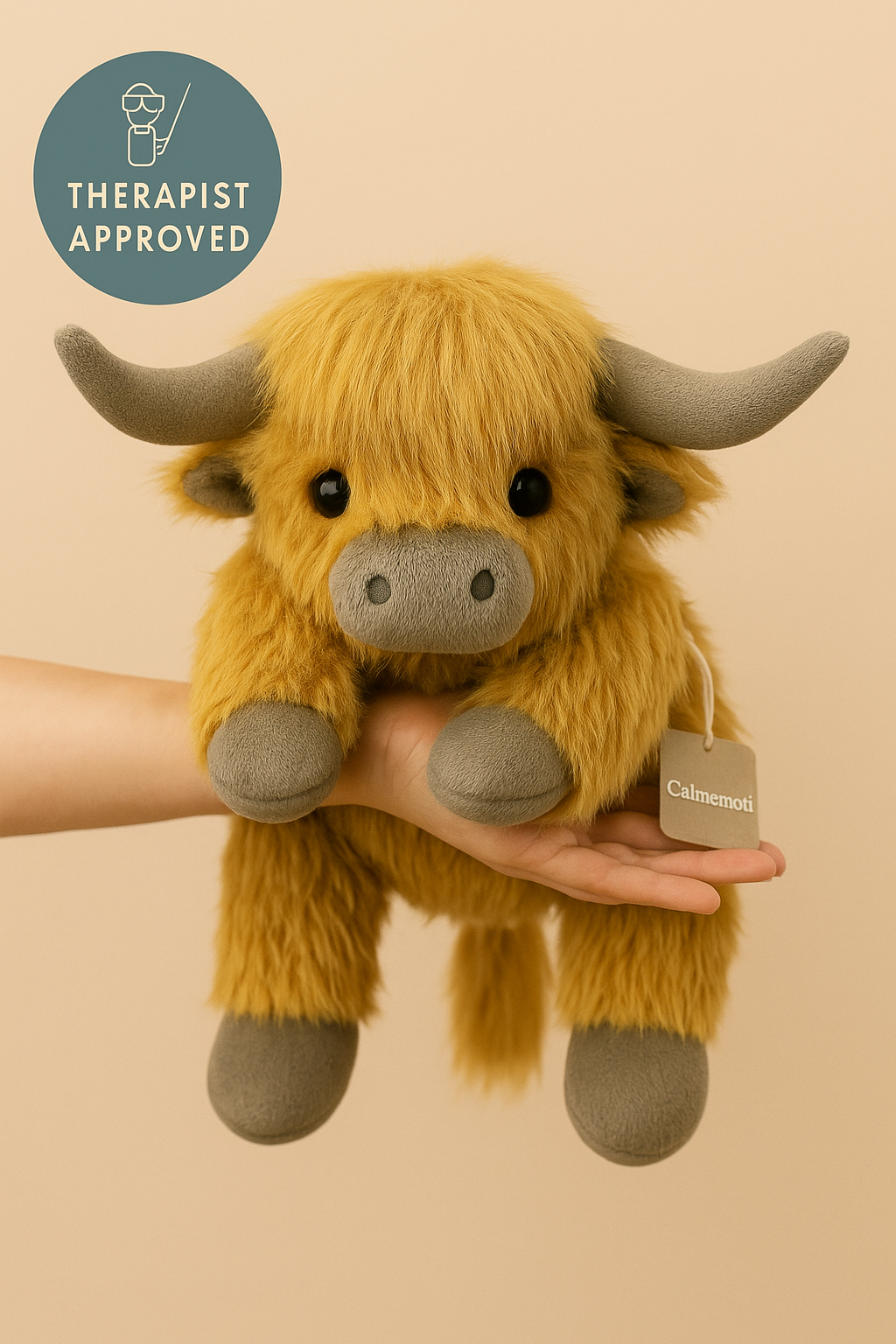 MooMoo the Weighted Highland Cow Plush