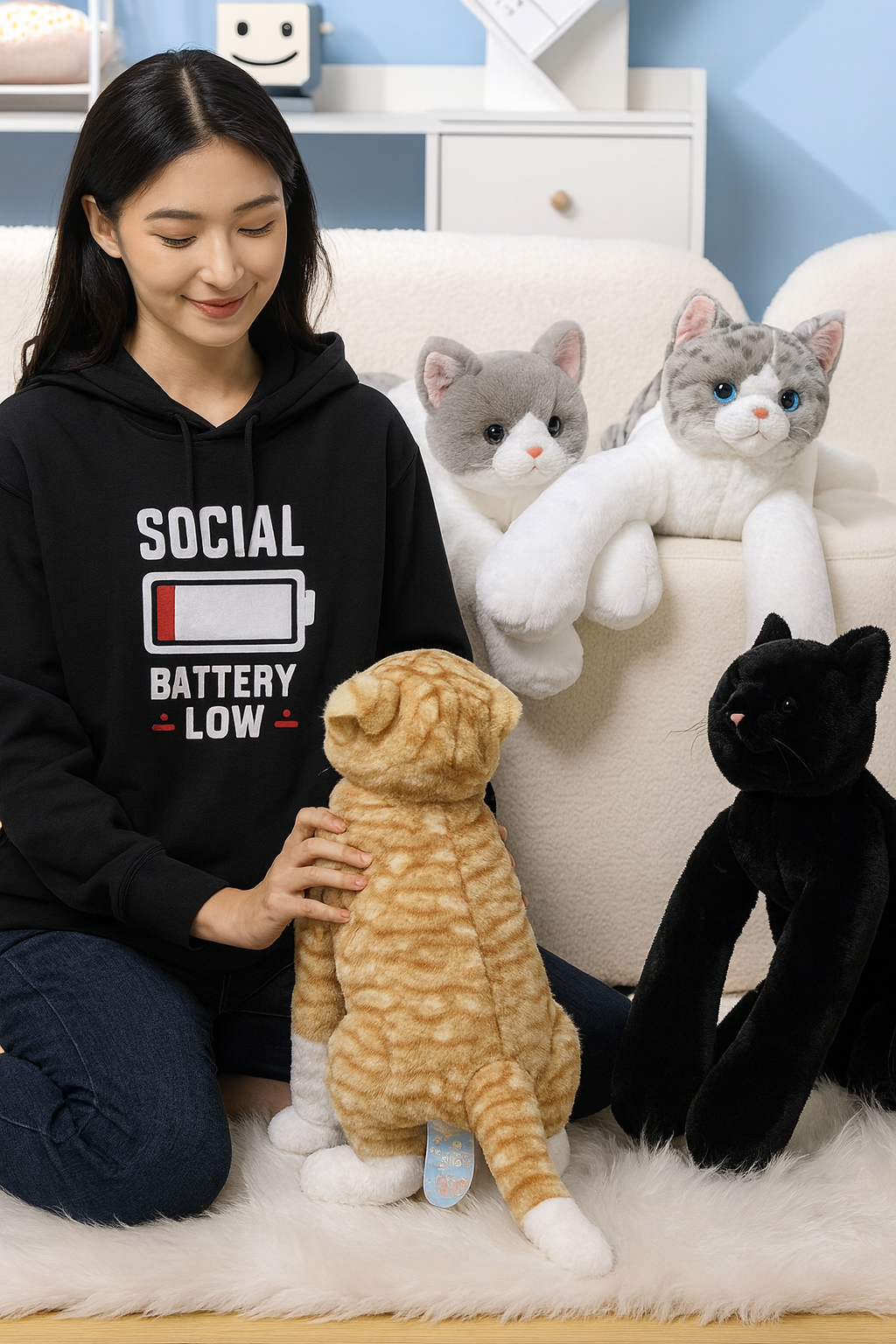 Lana the Weighted Cat Plush