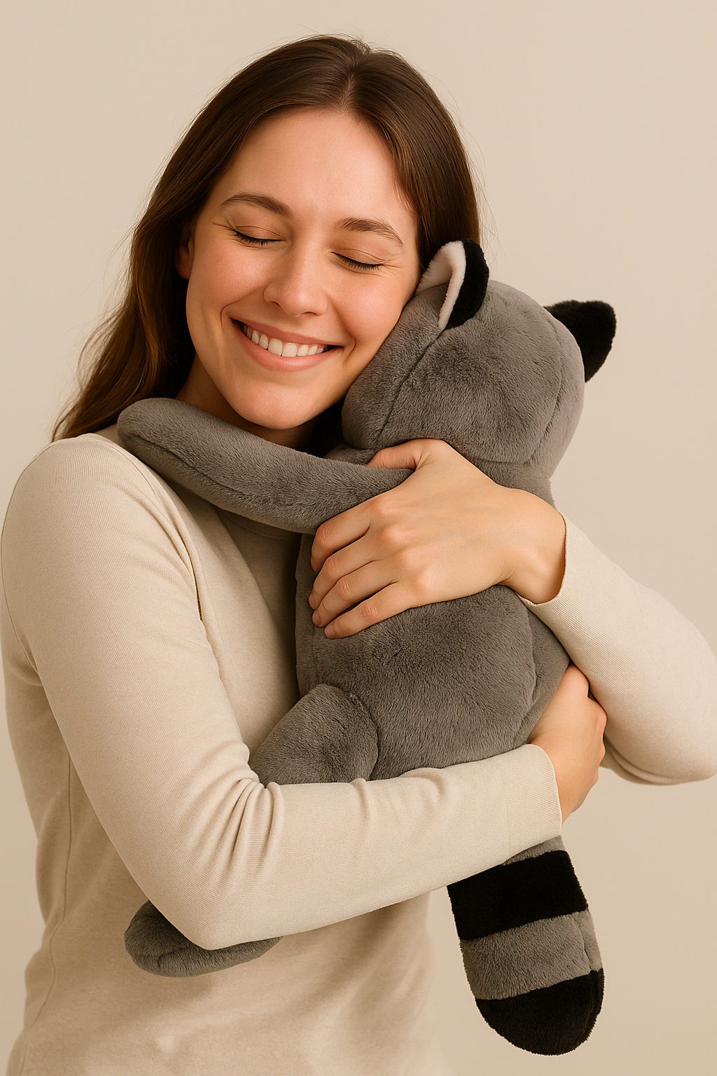 Weighted Crocodile Fox Racoon Sloth Plush