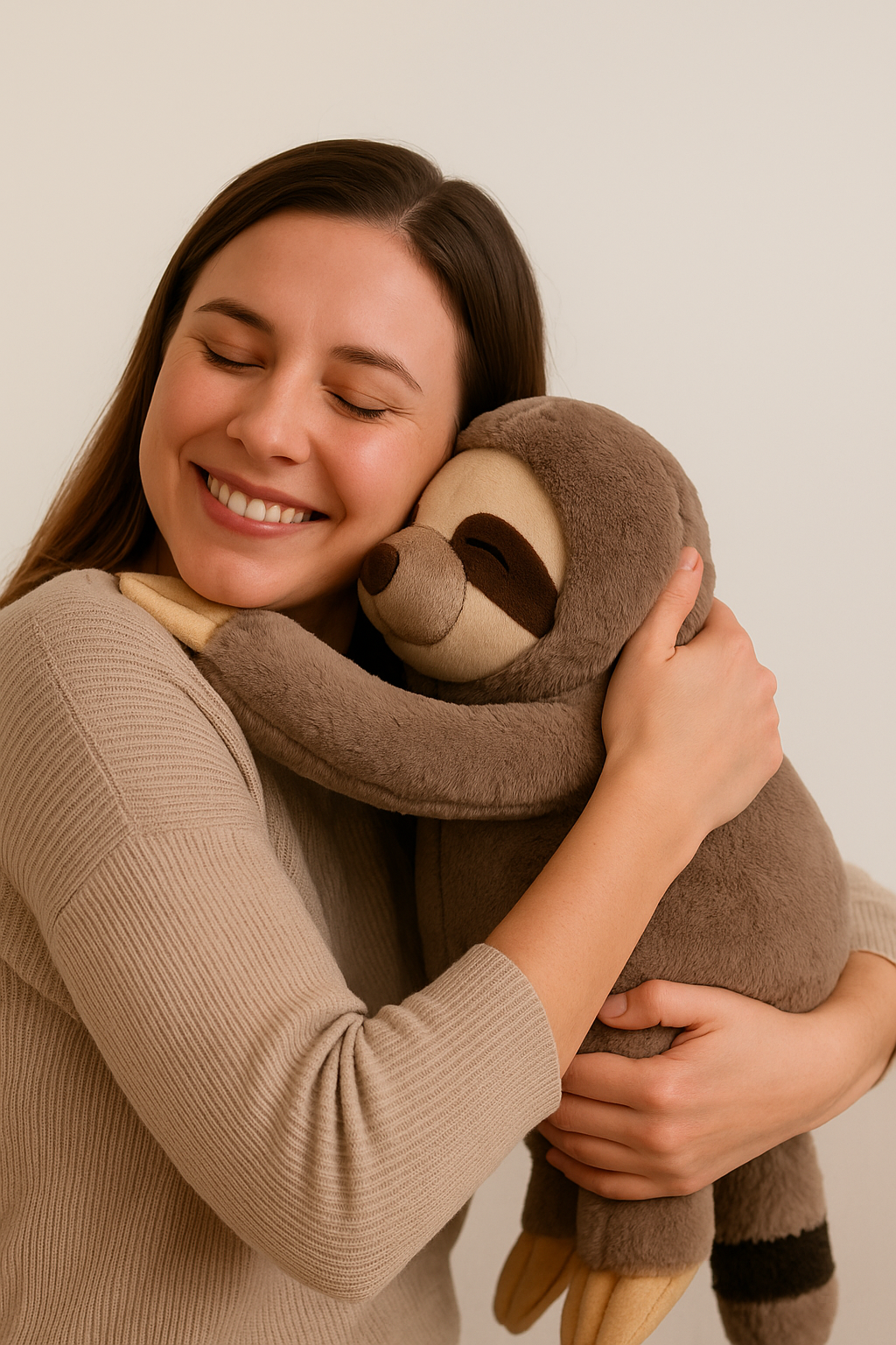 Weighted Crocodile Fox Racoon Sloth Plush