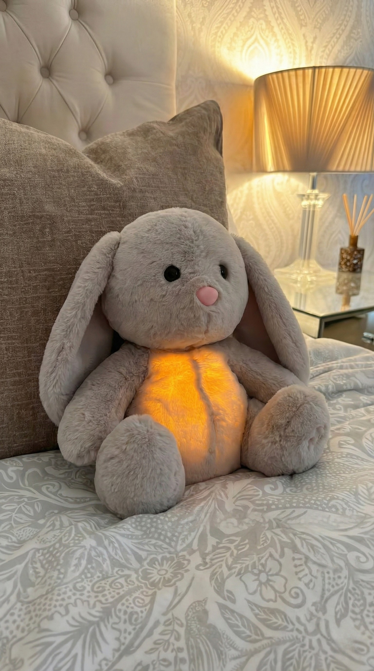 Breathing Bunny & Elephant Calming Plush