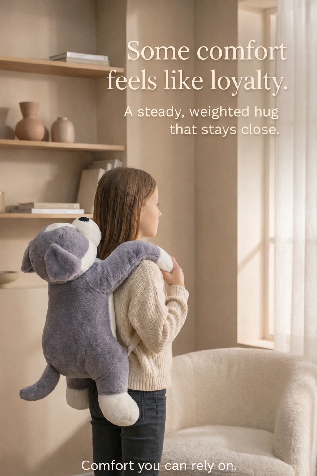 Ella the Weighted Dog Plush